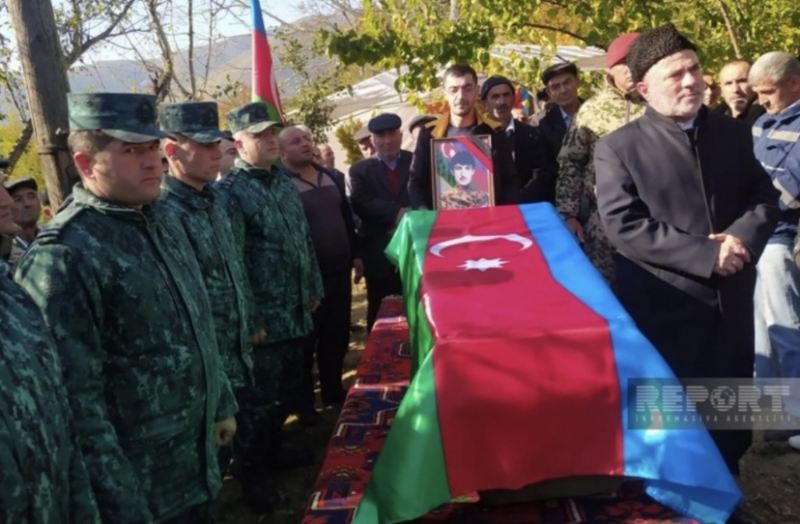 Şəkidə Birinci Qarabağ müharibəsinin şəhidi Şahid Məmmədov dəfn edilib 