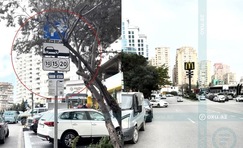 Bakıda səkilərdə qurulan pullu parkinqlər yeni trendə çevrilir? 