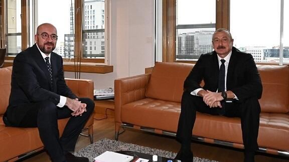 Prezident Şarl Mişellə görüşdü 