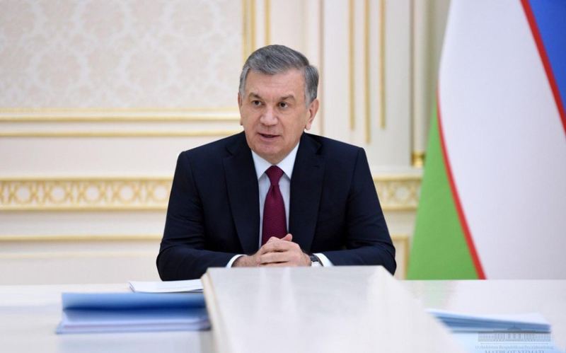 Şavkat Mirziyoyev də Bakıya gəldi 
