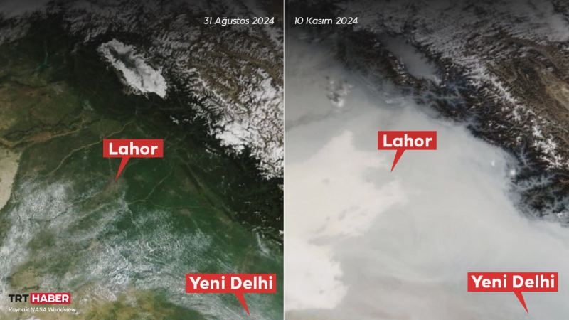 Pakistanda hava çirkliliyi dəhşətli həddə: \"Milyonların həyatı təhlükədədir\" 