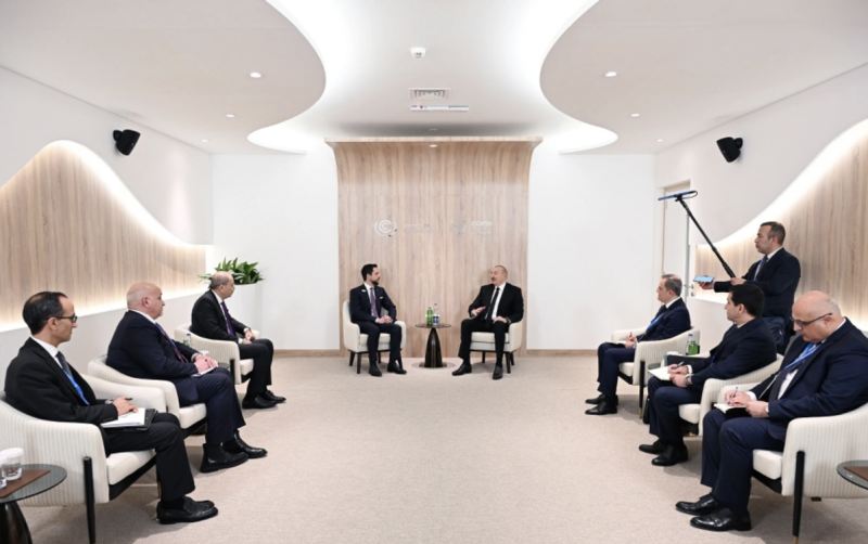 İlham Əliyev İordaniya Haşimilər Krallığının vəliəhdi ilə görüşüb 