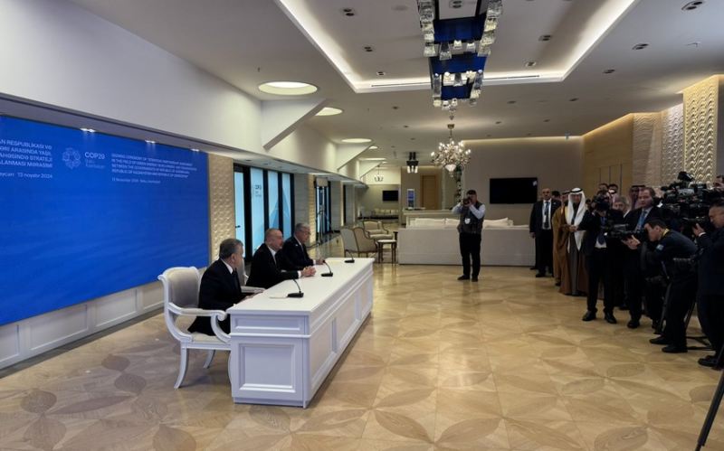 COP29-da \"yaşıl enerji dəhlizi\"nin yaradılması üzrə memorandum imzalandı 