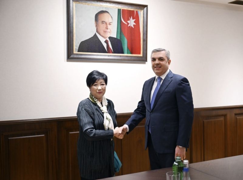 Samir Nuriyev Tokionun qubernatorunun başçılıq etdiyi nümayəndə heyəti ilə görüşüb 