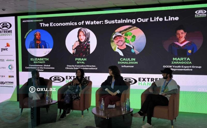 COP29-un Yaşıl Zonasında \"Su iqtisadiyyatı: Həyat xəttimizi davam etdirmək\" adlı tədbir keçirilib 