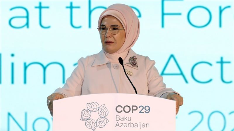 Əminə Ərdoğandan COP29-la bağlı paylaşım: Prezidentə və xanımına təşəkkür etdi