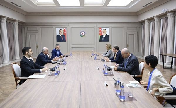 Əli Əsədov Ümumdünya Yaşıl İqtisadiyyat Təşkilatının sədri ilə görüşüb 
