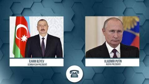 İlham Əliyevlə Putin arasında telefon danışığı baş tutub 