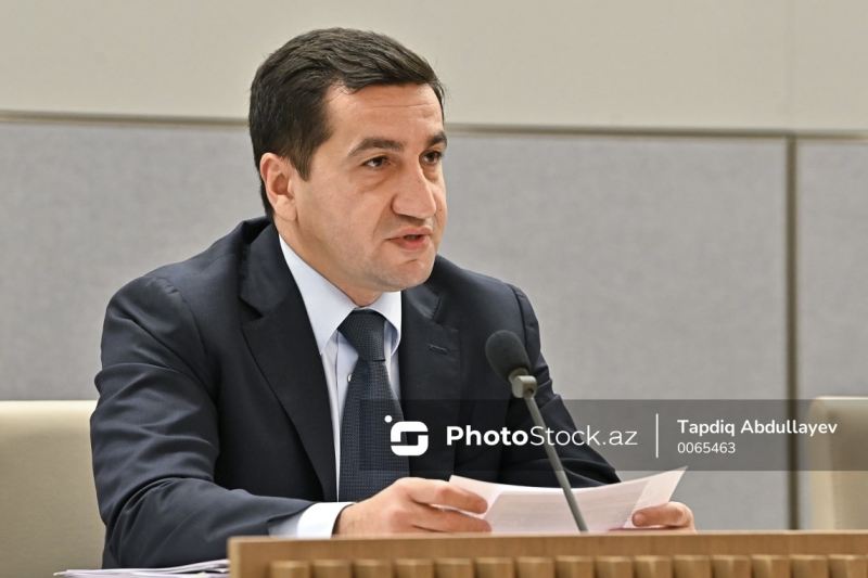 Hikmət Hacıyev: \"İlham Əliyev Azərbaycanın mövqeyini açıq şəkildə ifadə etdi\" 