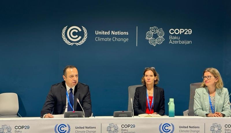 COP29 - Sədr müavini \"İqlim mühakiməsi üzrə məhkəmə perspektivləri\"ndən danışdı