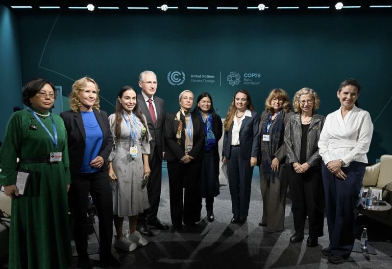Leyla Əliyeva COP29 çərçivəsində Qlobal Liderlərin Dialoqunda iştirak edib 