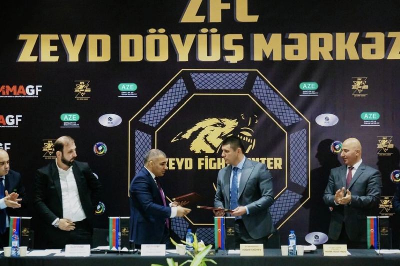 \"Zeyd\" Döyüş Mərkəzi ilə MMA və Qrapplinq Federasiyası arasında Əməkdaşlıq Memorandumu imzalanıb 