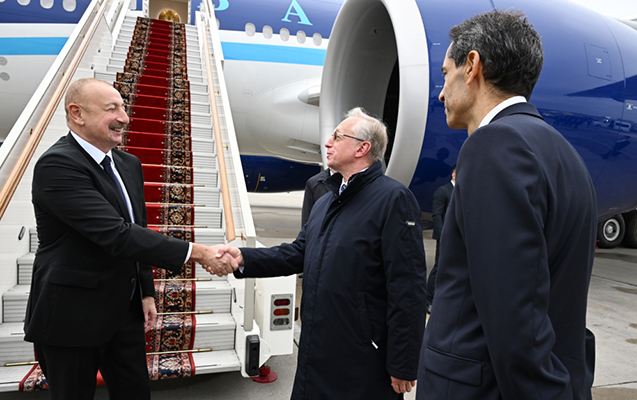 Prezident Rusiyadadır 
