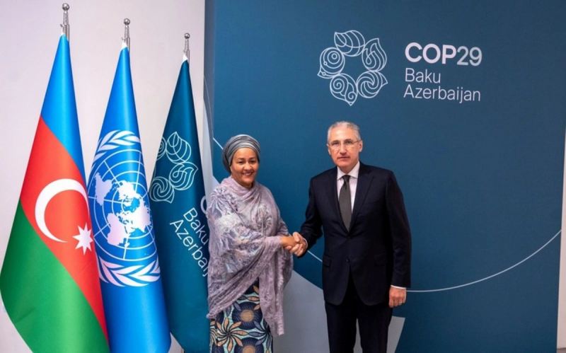 COP29-un prezidenti BMT baş katibinin müavini ilə görüşüb 