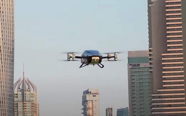 Çin uçan avtomobil zavodunun inşasına başladı 