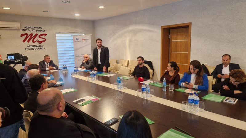 “Azərbaycan media landşaftı üzrə məlumat bazasının yaradılması” layihəsi çərçivəsində dördüncü toplantı keçirilib