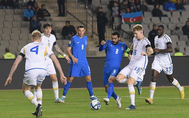 Azərbaycan millisi İsveçə qarşı -Canlı 