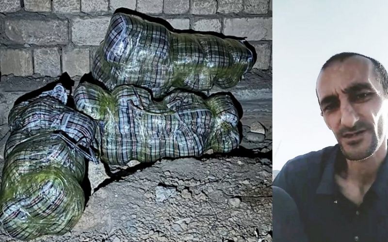 Kuryer saxlanıldı, üzərində 50 kiloqram narkotik vasitə aşkarlandı - Sumqayıtda əməliyyat