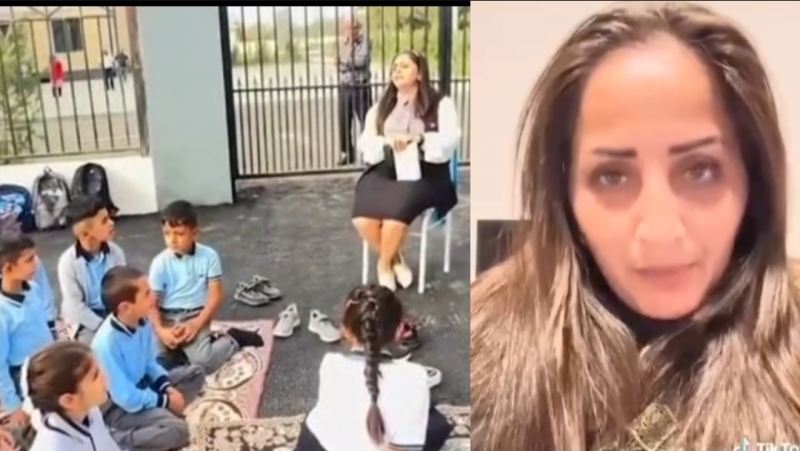 İmişlidə küçədə dərs keçərək etiraz edən müəllimi işdən çıxartdılar: Nazirlikdən reaksiya gəldi - VİDEO