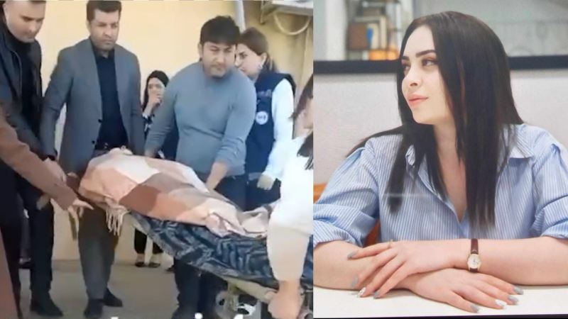 Göygöldə musiqi məktəbində qalmaqal – Direktor hamilə müəlliməni yerə yıxdı, vəziyyəti pisləşdi – Video