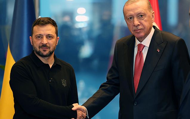 Ərdoğan Zelenski ilə görüşdü - Foto 