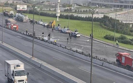 Ziya Bünyadov prospektində yolda hərəkətə tətbiq edilən məhdudiyyət aradan qaldırıldı 