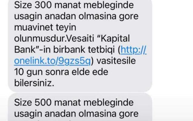 Göndərilən o SMS düz imiş 