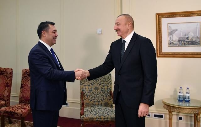 Sadır Japarov İlham Əliyevi təbrik etdi 