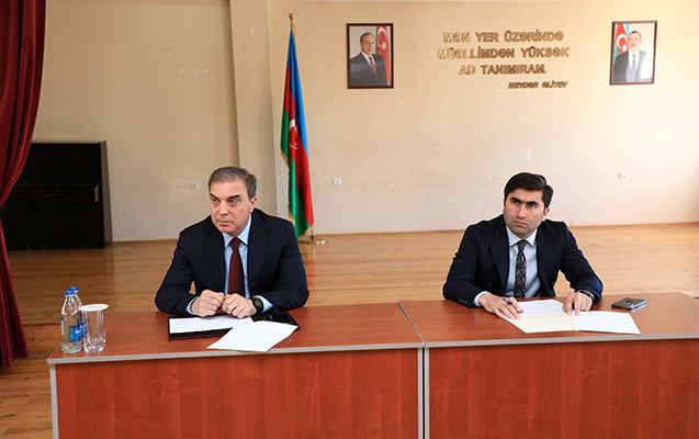 Niyazi Bayramov vətəndaşlarla görüş keçirib - Fotolar 