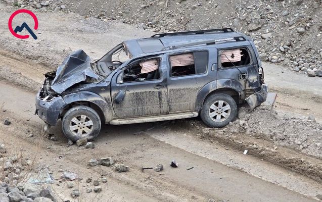 Kəlbəcərdə maşın aşdı, qadın hərbçi öldü- Foto 