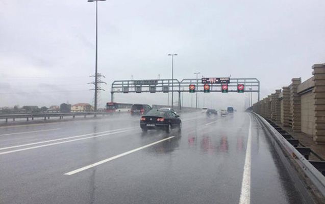Aeroport yolunda sürət həddi endirildi 