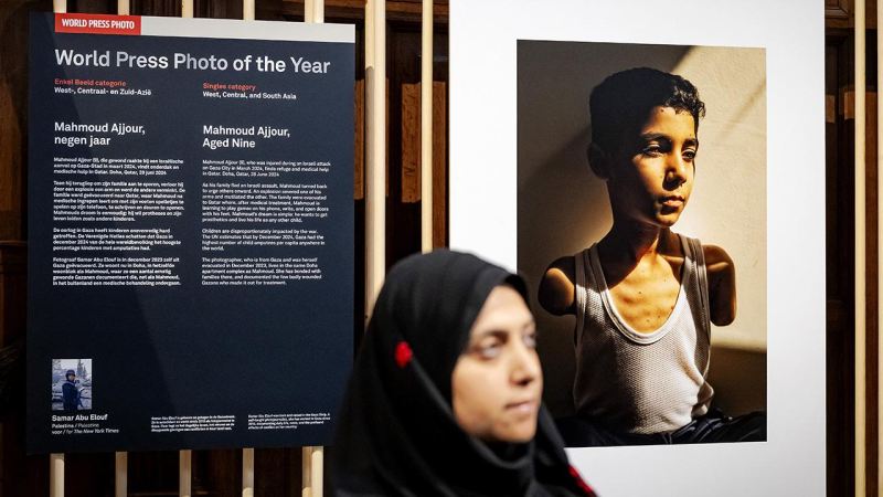 Fələstinli  uşağın portreti \"2025 Dünya Mətbuat Fotosu\" mükafatını qazandı 