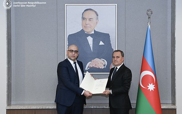 Bayramov yeni səfirlə Qəzzada mövcud vəziyyəti müzakirə etdi 