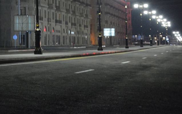 Bu yol axşam saatlarından bağlanır 
