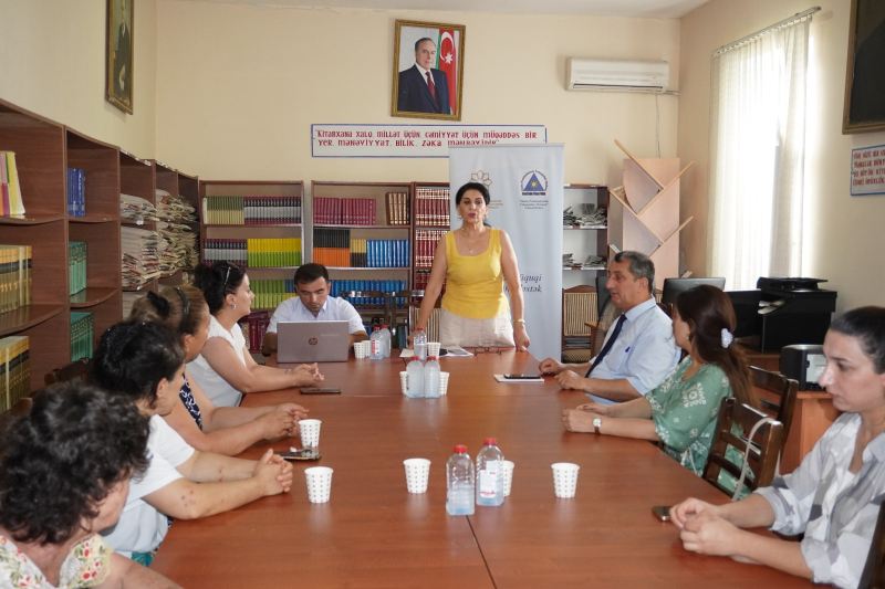 Biləsuvarda hüquq xidmətinə ehtiyacı olan qadınlarla görüş keçirilib -FOTO 