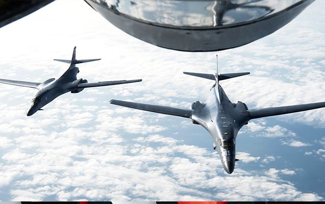 ABŞ bombardmançı təyyarələri Rusiya sərhədinə göndərdi 