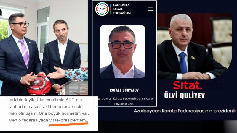 Adnan Əhmədzadənin dostu özünü Karate Federasiyasında vitse-prezident elan etdi- Əslində isə...