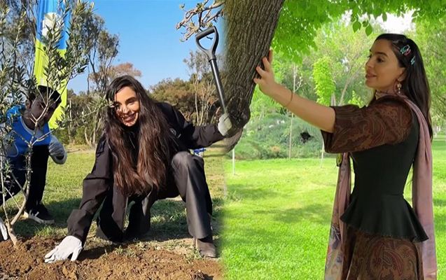 Leyla Əliyeva Mərkəzi Nəbatat Bağında - Video 