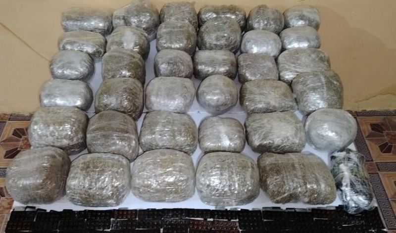 İrandan Azərbaycana 40 kq narkotik keçirilməsinin qarşısı alınıb 