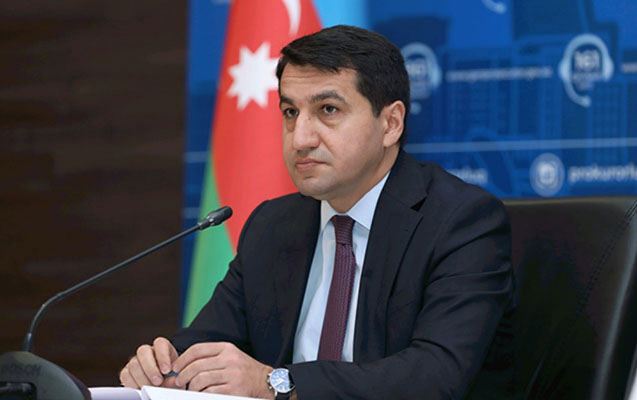 Hikmət Hacıyev Mehriban Əliyevanı təbrik etdi 