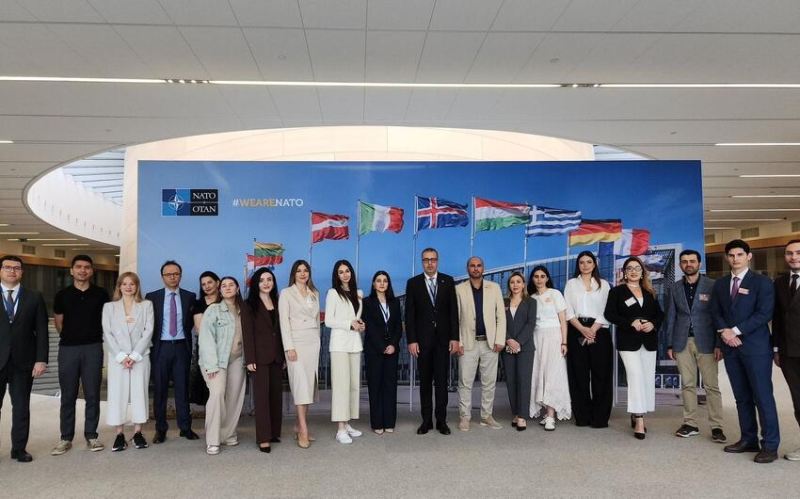 Azərbaycan media nümayəndələri NATO-nun qərargahında olublar 