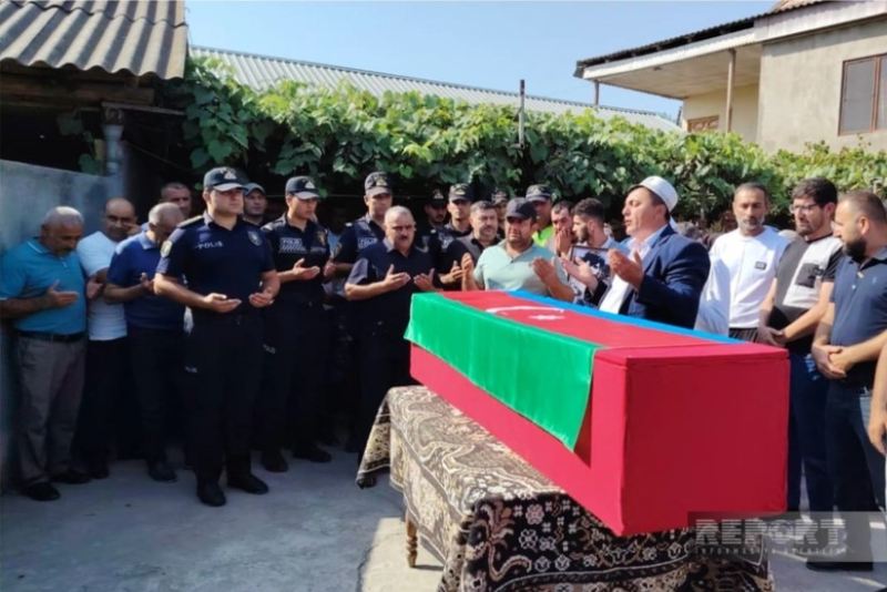 Qaxda Birinci Qarabağ müharibəsinin itkin şəhidi Natiq Kərimovla vida mərasimi keçirilib 
