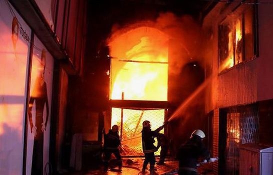 Bakıda restoranda yanğın baş verib 