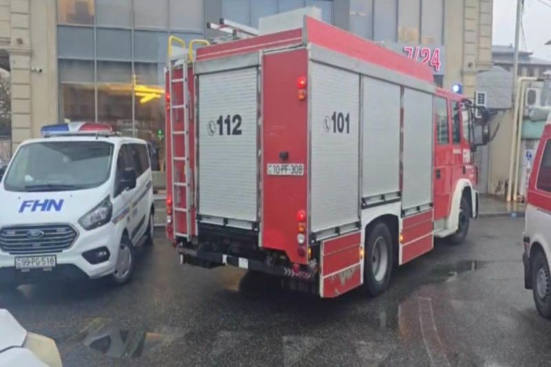Binəqədidə obyektdə partlayış olub 