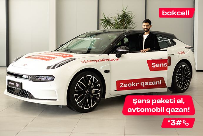 Bakcell-in lotereyasında 11-ci lüks avtomobil uduldu! 