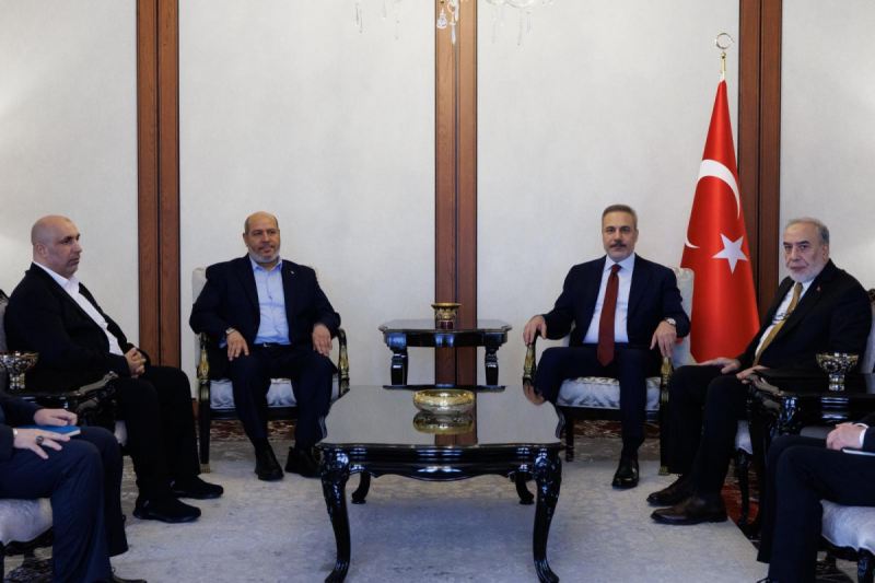 Hakan Fidan HAMAS nümayəndə heyəti ilə görüşüb 