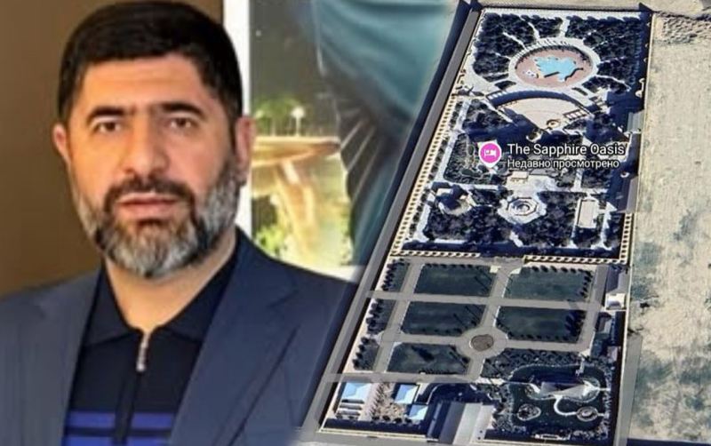 Ruslan Eyyubovun sahildəki 15 hektarlıq bağ evinin görüntüləri 