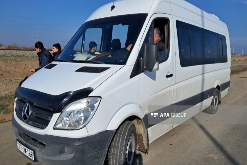 Ağdərənin Vəngli kəndinə növbəti köç karvanı yola salınıb - FOTO 