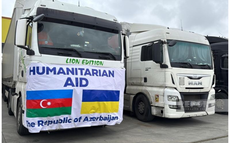 Azərbaycandan Ukraynaya növbəti humanitar yardım yola salınıb 