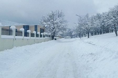 Bu rayonumuza 79 sm qar yağdı 